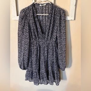 Long sleeve flowy dress